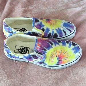 Tie-dye vans